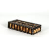 Anglo Indian Ebony and porcupine quill box with sliding top, Circa 1880. Box G