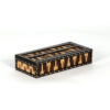 Anglo Indian Ebony and porcupine quill box with sliding top, Circa 1880. Box G