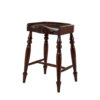 Saddle Seat Stool With Turned Legs, English, Circa 1880.