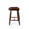 Saddle Seat Stool With Turned Legs, English, Circa 1880.