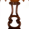 A Sculptural Carved, Open Arm, Lyre Back Armchair, English Circa 1850.