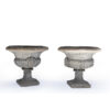 Pair Of Terra Cotta Pedestal Urns, English Circa 1900