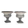 Pair Of Terra Cotta Pedestal Urns, English Circa 1900