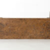 Rustic Ochre Painted Wooden Bench, English Circa 1850.