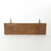 Rustic Ochre Painted Wooden Bench, English Circa 1850.