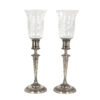 Pair Of Sheffield Silver Plate Candlesticks, English Circa 1830