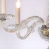 Vintage American Cut Crystal and Brass Chandelier, Circa 1930
