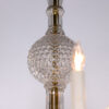 Vintage American Cut Crystal and Brass Chandelier, Circa 1930