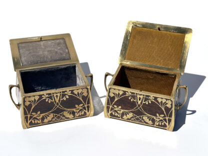 Pair of Art Nouveau Coromandel Boxes by Erhard & Söhne, Circa 1900