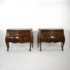 Pair of Italian Olivewood Commodes, Circa 1900