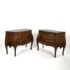 Pair of Italian Olivewood Commodes, Circa 1900