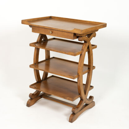 Small-Scale French Fruitwood Four-Tier Étagère circa 1880