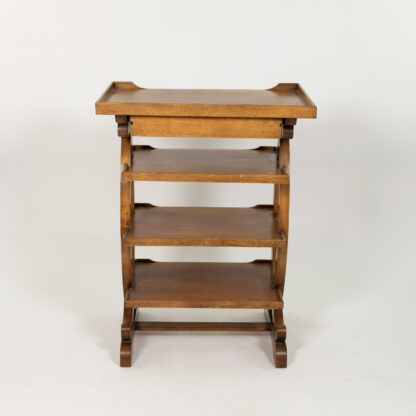 Small-Scale French Fruitwood Four-Tier Étagère circa 1880