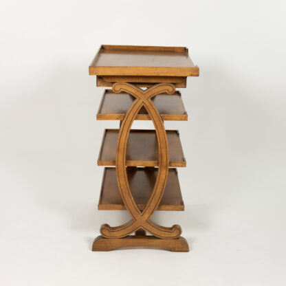 Small-Scale French Fruitwood Four-Tier Étagère circa 1880