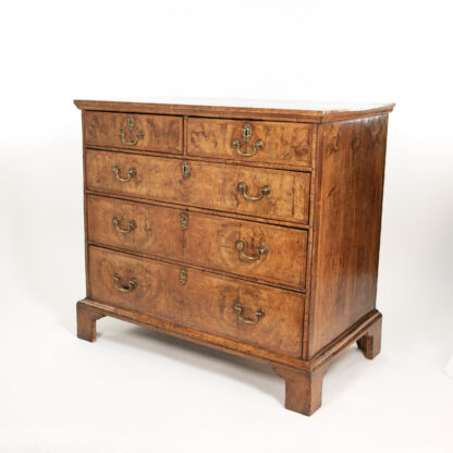 Georgian Walnut Chest of Drawers English, Circa 1720