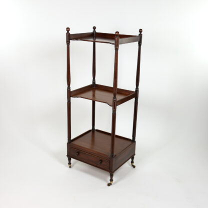 Regency Period Mahogany Triple-Tier Étagère English Circa 1820