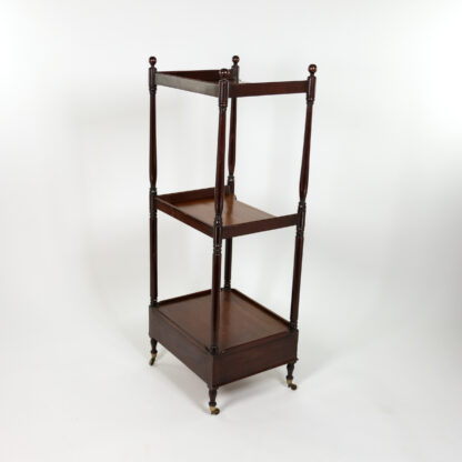 Regency Period Mahogany Triple-Tier Étagère English Circa 1820