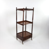 Regency Period Mahogany Triple-Tier Étagère English Circa 1820