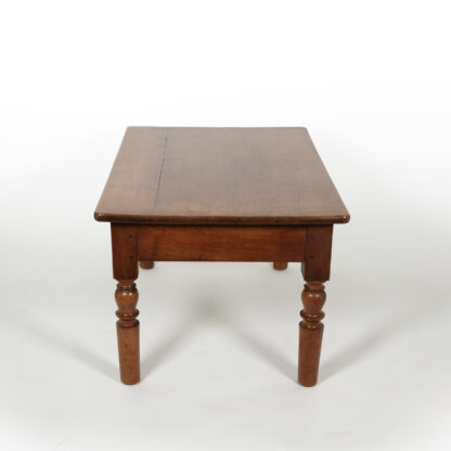 French Fruitwood Low Table with Turned Legs, Circa 1870