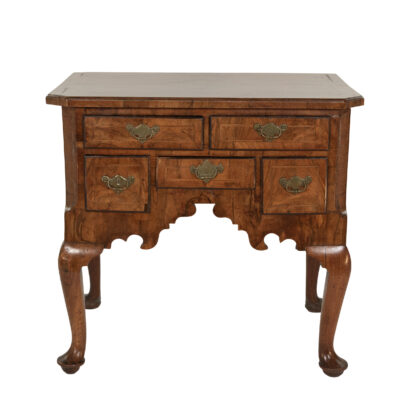 George II Walnut Lowboy, English circa 1760