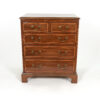 Georgian Style Mahogany Bachelor’s Chest with Satinwood Inlay, English, circa 1890