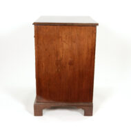 Georgian Style Mahogany Bachelor’s Chest with Satinwood Inlay, English, circa 1890