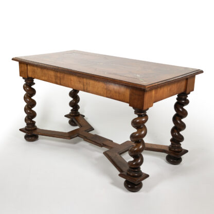 Inlaid Dutch Baroque Library Table Netherlands circa 1790