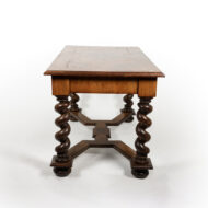 Inlaid Dutch Baroque Library Table Netherlands circa 1790