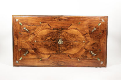 Inlaid Dutch Baroque Library Table Netherlands circa 1790