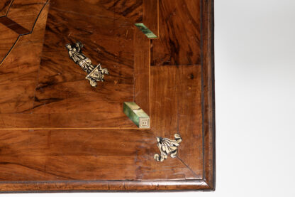 Inlaid Dutch Baroque Library Table Netherlands circa 1790