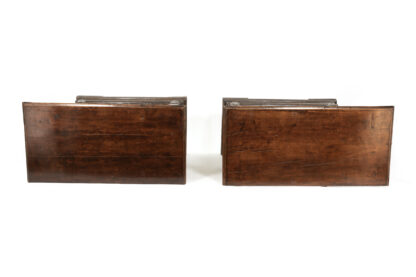 Pair of Narrow 18th Century Italian Walnut Buffets, Italy circa 1780