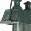 English Green Tole Painted Double Lantern, Circa 1880
