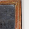 French Fluted Giltwood Mirror Frame With Original Mercury Plate, Circa 1860