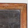 French Fluted Giltwood Mirror Frame With Original Mercury Plate, Circa 1860