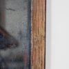 French Fluted Giltwood Mirror Frame With Original Mercury Plate, Circa 1860