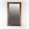 French Fluted Giltwood Mirror Frame With Original Mercury Plate, Circa 1860