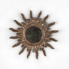 Pair of Contemporary Silvergilt Sunburst Mirrors, Italy 20th Century