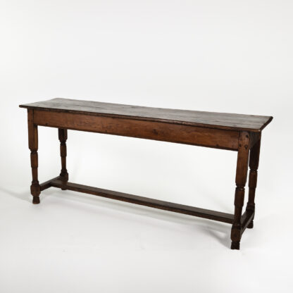 French Fruitwood Serving Table with Plank Top, Circa 1850