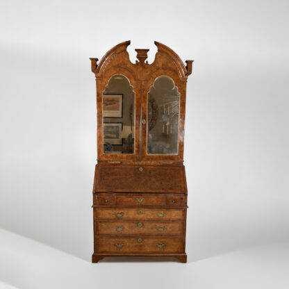 Late 18th Century George III Burl Walnut Secretary