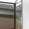 Very Large Scale Etched Glass Frame Venetian Mirror, Italy, circa 1900