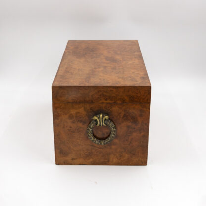 George III Yew Wood Tea Caddy; English, circa 1800