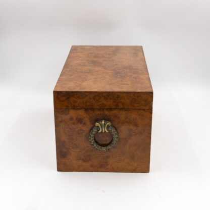 George III Yew Wood Tea Caddy; English, circa 1800