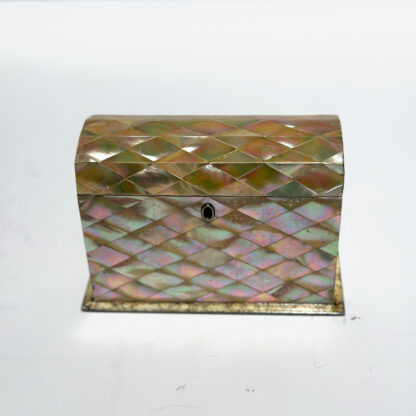 English Mother of Pearl Stationery Box, Circa 1840