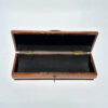 Cylindrical Satinwood Glove Box; English, circa 1900
