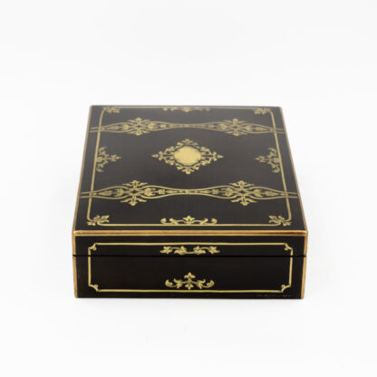 Maison Giroux Ebonized Box Paris, Circa 1850