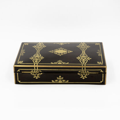 Maison Giroux Ebonized Box Paris, Circa 1850