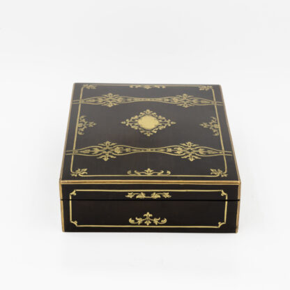 Maison Giroux Ebonized Box Paris, Circa 1850