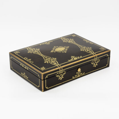 Maison Giroux Ebonized Box Paris, Circa 1850