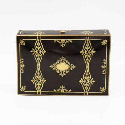 Maison Giroux Ebonized Box Paris, Circa 1850