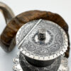 Scottish Ram’s Horn Snuff Mull Scotland, Circa 1880